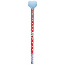 Lápis Preto Unidade com Ponteira de Borracha Coração - Molin