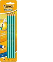 Lápis Sem Borracha Preto HB Bic Evolution Redondo Kit 4 Unidades Lápis Sem Borracha Preto HB Bic Evolution Redondo Kit 4 Unidades