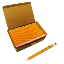 Lápis SKKSTATIONERY, 200 unidades, pré-afiados 2 HB, amarelos Lápis SKKSTATIONERY, 200 unidades, pré-afiados 2 HB, amarelos