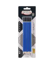 Lápis Técnico Brw Evoke Hb 2b 4b 6b 8b Sextavado Resistente