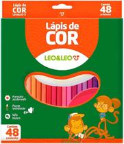 Lapis Triangular Resina Leo&Leo, Leonora 48 Cores