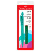 Lapiseira 0.5mm Bubble Verde Água pastel SM/05BBVA com 1 unidade - Faber-Castell Lapiseira 0.5mm Bubble Verde Água pastel SM/05BBVA com 1 unidade - Faber-Castell