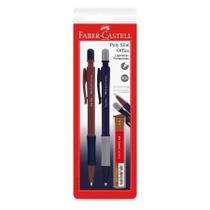 Lapiseira 0.5mm Poly Slim Office mix com 2 unidades SM/05SLIMOFM - Faber-Castell Lapiseira 0.5mm Poly Slim Office mix com 2 unidades SM/05SLIMOFM - Faber-Castell