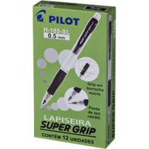 Lapiseira 0.5MM Super GRIP H-185 Preta - Caixa com 12 Unidades