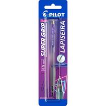 Lapiseira 0.5mm Super Grip Violeta Neon H-185 com 1 unidade - Pilot Lapiseira 0.5mm Super Grip Violeta Neon H-185 com 1 unidade - Pilot