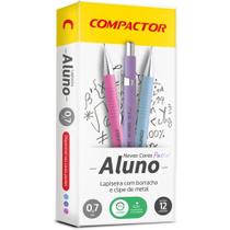 Lapiseira 0.7MM Aluno Pastel 3 Cores Sortidas CX.C/12
