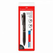 Lapiseira 0.7mm e caneta 3 em 1 Poly Preta SM/07L31PR com 1 unidade - Faber-Castell Lapiseira 0.7mm e caneta 3 em 1 Poly Preta SM/07L31PR com 1 unidade - Faber-Castell