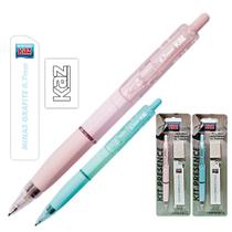 Lapiseira 0.7mm . minas grafite . borracha branca kz1905bl Lapiseira 0.7mm . minas grafite . borracha branca kz1905bl