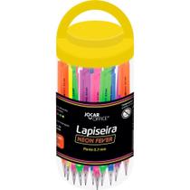 Lapiseira 0.7MM Neon Fever Triangular com Grafite - 6 Cores Sortidas (pote com 24 Unidades)