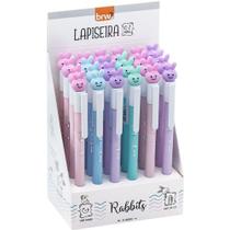 Lapiseira 0.7MM Plástica Rabbits 4 Cores Sortidas - Display com 24 Unidades