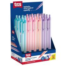 Lapiseira 0.7MM TRIS COMFY 4 Cores Fashion DP.C/24