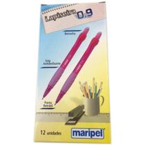 Lapiseira 0.9mm maripel rosa cx com 12 - GNA