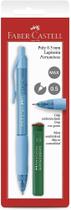 Lapiseira 0,9mm Poly + Grafite Sm/09poly 3 Cores Faber-Castell