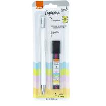 Lapiseira 2.0mm com 6 grafites Lilás BRW