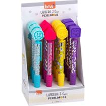 Lapiseira 2.0MM Divert Emojis Plástica BRW com Ponteira de Silicone Display com 12 Unidades Lapiseira 2.0MM Divert Emojis Plástica BRW com Ponteira de Silicone Display com 12 Unidades