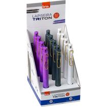 Lapiseira 3.0MM Triton Plástica BRW com Apontador Integrado Cores Sortidas Display com 12 Unidades
