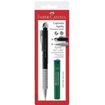 Lapiseira Apollo 0.7mm Preta - Faber-Castell PT 1 UN - Faber Castell