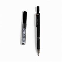 Lapiseira comander 2.0 preta com refil de grafite