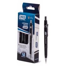 Lapiseira Escolar 0.5 mm Protec Fina Grafite Kit 12 Unidades