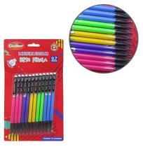 Lapiseira escolar bitz perola 0.7mm com borracha kit 12 peças Lapiseira escolar bitz perola 0.7mm com borracha kit 12 peças