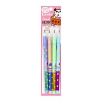 Lapiseira Escolar Docinho Troca Ponta kit com 4 unidades - Lantu