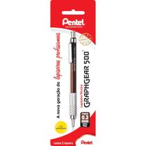 Lapiseira Graphgear Pentel 500 Marrom 0,3 MM SM/PG523-E