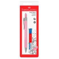 Lapiseira Grip Matic Colors 0.7mm Rosa - Faber-Castell
