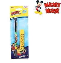 Lapiseira mickey 0.5mm com 1 tubo de grafite na cartela - ETIPEL