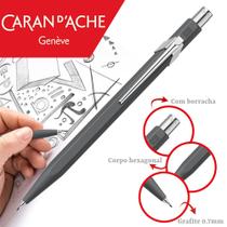 Lapiseira Office 0.7mm Caran D'Ache Cinza Grafite - CARAN DACHE