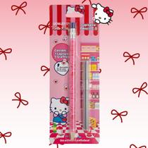 Lapiseira Pencil Escolar Hello Kitty 2.0mm + 5 Grafites - Leo&Leo Lapiseira Pencil Escolar Hello Kitty 2.0mm + 5 Grafites - Leo&Leo