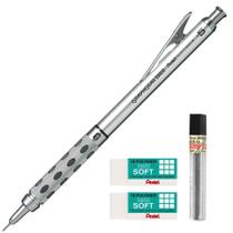 Lapiseira Pentel Graphgear 1000 Técnica Grafite Hb 0.5 Kit