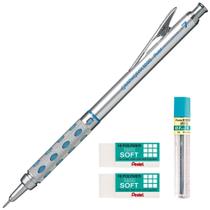 Lapiseira Pentel Graphgear 1000 Técnica Grafite Hb 07 Kit Lapiseira Pentel Graphgear 1000 Técnica Grafite Hb 07 Kit