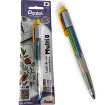 Lapiseira Pentel Multi 8 Lápis d Cor Automático 8 Cores- 2.0