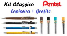 Lapiseira Pentel Sharp Tradicional 0,3 0,5 0,7 0,9 + Grafite