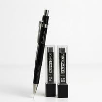 Lapiseira Profissional 0.5mm Ponta Metálica Com Kit 24 Grafites HB 0.5mm Alta Durabilidade Para Desenho Técnico Arquitetura E Escrita De Precisão - Lapiseira Profissional 0.5mm Ponta Metálica Com Kit 24 Grafites HB 0.5mm Alta Durabilidade Para Desenho Técnico Arquitetura E Escrita De Precisão -