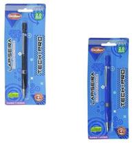 Lapiseira Tech-Pro Colors 2.0Mm Com Apontador Na Cartela - Daiwa/Goller Lapiseira Tech-Pro Colors 2.0Mm Com Apontador Na Cartela - Daiwa/Goller