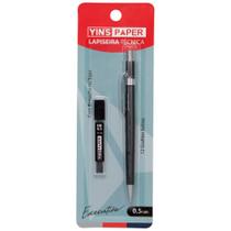 Lapiseira Técnica 0.5mm Executive Com Borracha e 12 Grafites Extras Lapiseira Técnica 0.5mm Executive Com Borracha e 12 Grafites Extras
