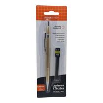 Lapiseira Tecnica 0.7mm Hexagonal + Tubo De Grafite 12 Minas Lapiseira Tecnica 0.7mm Hexagonal + Tubo De Grafite 12 Minas