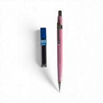 Lapiseira técnica com grafite 0.5 pastel cores:lapiseira técnica com grafite 0.5 rosa