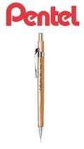 Lapiseira Tecnica Pentel 0,5mm P-205 Sharp Dourada