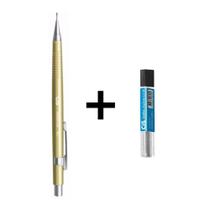 Lapiseira TecnoCis 0.7mm Ouro + 1 Tubo Grafite BigTree HB