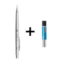 Lapiseira TecnoCis 0.7mm Prata + 1 Tubo Grafite BigTree HB