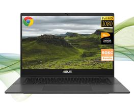 Laptop ASUS Chromebook 14 FHD MediaTek 4 GB de RAM 128 GB de armazenamento