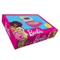 Laptop Barbie Infantil - Candide - Português/Inglês 19X12Cm