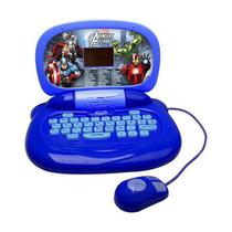 Laptop Candide Avengers Infantil 30 Atividades Azul 7897500514600