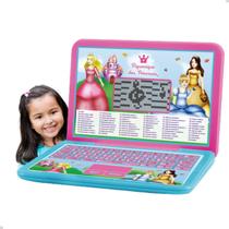 Laptop Computador Infantil Brinquedo Menina Educativo Princesas 60 Atividades - DM Toys Laptop Computador Infantil Brinquedo Menina Educativo Princesas 60 Atividades - DM Toys