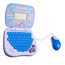 Laptop de aprendizagem Airshi Childrens Bilingue com música rosa
