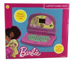 Laptop de Atividades Charm Tech Bilíngue Barbie - Candide 1853