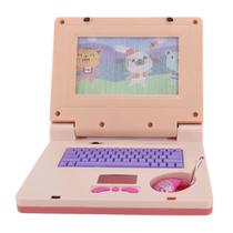 Laptop de brinquedo de exploração infantil GOWENIC Educational Pink com música