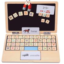 Laptop de Brinquedo Educativo BEKIOLE - Meu Primeiro Laptop Montessori (3-8 anos)